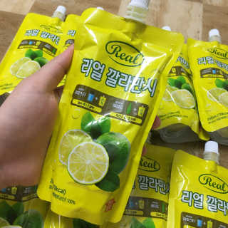 장수농가 리얼깔라만시 — 5점을 준 리뷰어가 2018년 6월 올린 사용 사진