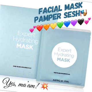 아이뽀 모든 피부 타입을위한 AIPPO Expert Hydrating Mask — 4.67점을 준 리뷰어가 2018년 3월 올린 사용 사진