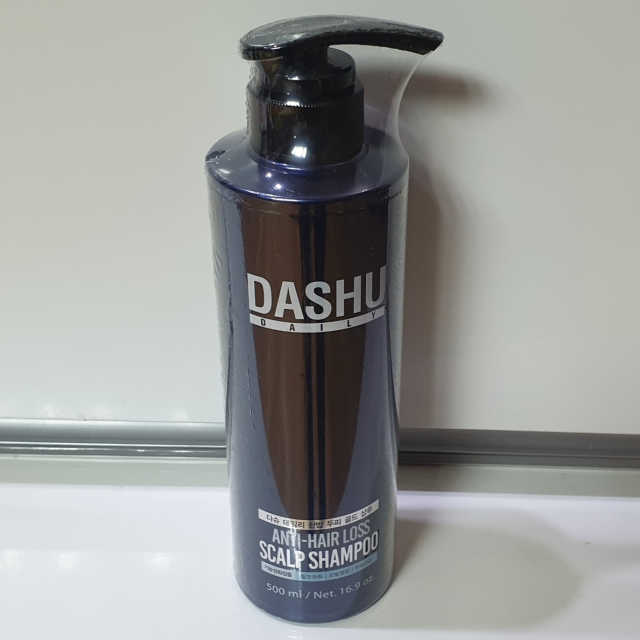 다슈 데일리 한방 두피 골드 샴푸 500ml 리뷰 사진