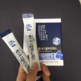베스처 더블바이오틱스 100포 x 1박스 — 5점을 준 리뷰어가 2019년 7월 올린 사용 사진