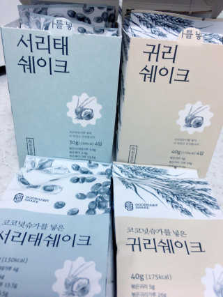 착한습관 귀리쉐이크와 서리태쉐이크 — 5점을 준 리뷰어가 2018년 8월 올린 사용 사진