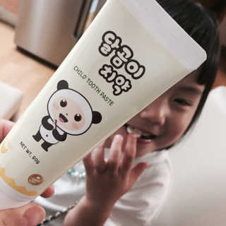 달곰이 어린이 치약+어린이 칫솔 SET — 5점을 준 리뷰어가 2017년 9월 올린 사용 사진
