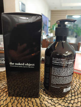 the naked object [탈모볼륨샴푸] 디블랙 팩 샴푸 — 5점을 준 리뷰어가 2019년 12월 올린 사용 사진