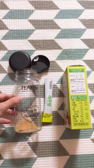 티젠 레몬밤 + 마이보틀 — 5점을 준 리뷰어가 2018년 7월 올린 사용 사진