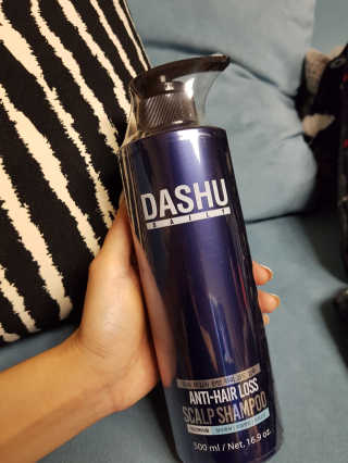 다슈코리아 다슈 데일리 한방 두피 골드 샴푸 500ml — 5점을 준 리뷰어가 2019년 2월 올린 사용 사진