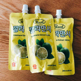 장수농가 리얼깔라만시 — 3.5점을 준 리뷰어가 2018년 4월 올린 사용 사진