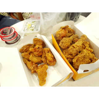 [치킨마루]-  빠사칸윙봉현미 + 콜라 500ml — 5점을 준 리뷰어가 2019년 7월 올린 사용 사진