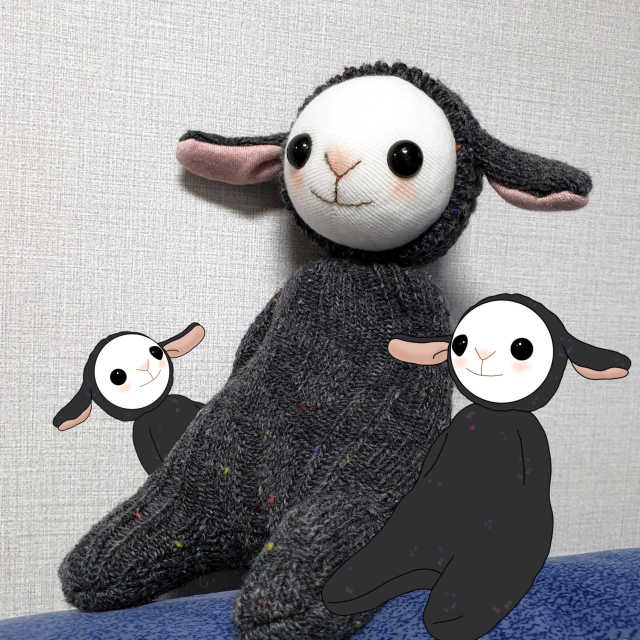 [DIY] 양 양말인형 안다 리뷰 사진