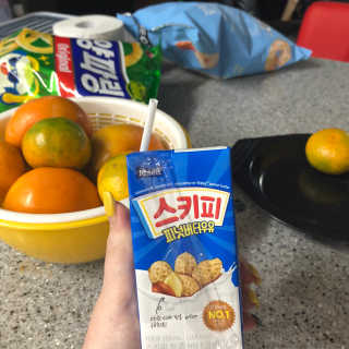 스키피피넛우유 스키피 피넛버터우유 — 3점을 준 리뷰어가 2019년 11월 올린 사용 사진