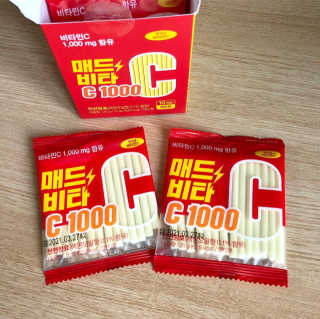 매드비타C 1000 — 5점을 준 리뷰어가 2019년 4월 올린 사용 사진