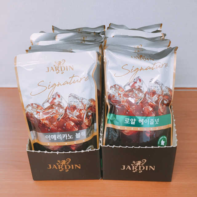쟈뎅 시그니처 블랙, 헤이즐넛 230ml 리뷰 사진