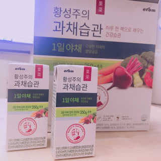 이롬 황성주의 과채습관 1일 야채 과일 주스 랜덤 세트 — 5점을 준 리뷰어가 2018년 7월 올린 사용 사진