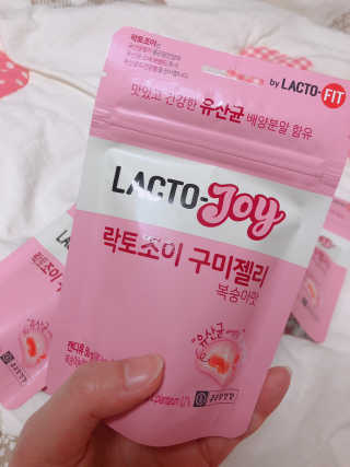 락토조이 구미젤리 복숭아맛 — 5점을 준 리뷰어가 2019년 6월 올린 사용 사진