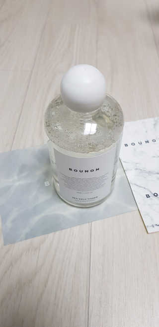 BOUNON 부농 씨켈프 토너 — 5점을 준 리뷰어가 2019년 4월 올린 사용 사진