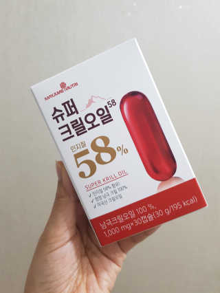 메이준뉴트리 슈퍼 크릴 오일58 1000mg x 30캡슐 — 5점을 준 리뷰어가 2020년 2월 올린 사용 사진