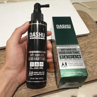 다슈코리아 다슈 데일리 안티 헤어로스 허브 헤어토닉 150ml — 5점을 준 리뷰어가 2019년 8월 올린 사용 사진
