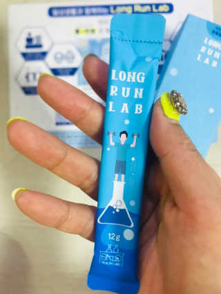 BAIO HEALTH LABS LONG RUN LAB 10개입 1박스 — 4점을 준 리뷰어가 2020년 1월 올린 사용 사진