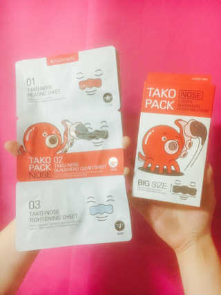 나이팅게일 TAKO PACK NOSE [문어코팩] — 4.5점을 준 리뷰어가 2016년 12월 올린 사용 사진
