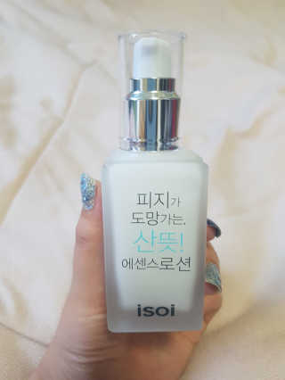 아이소이 피지가 도망가는, 산뜻! 에센스 로션 — 5점을 준 리뷰어가 2017년 8월 올린 사용 사진