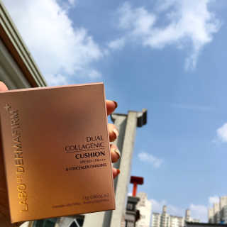 [라보드더마펌] 듀얼 콜라제닉 쿠션 — 4.5점을 준 리뷰어가 2019년 9월 올린 사용 사진