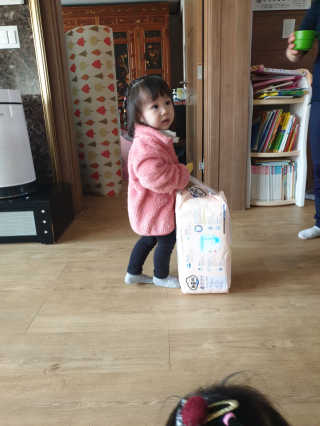 보솜이 액션핏 팬티형 — 5점을 준 리뷰어가 2019년 4월 올린 사용 사진