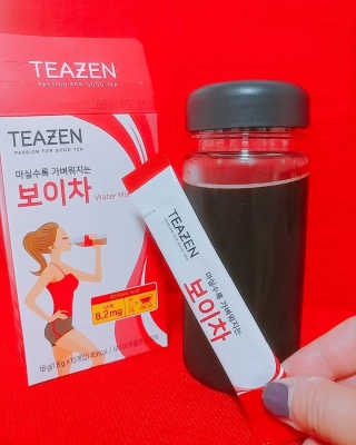 티젠 보이차 + 마이보틀 세트 — 5점을 준 리뷰어가 2018년 6월 올린 사용 사진