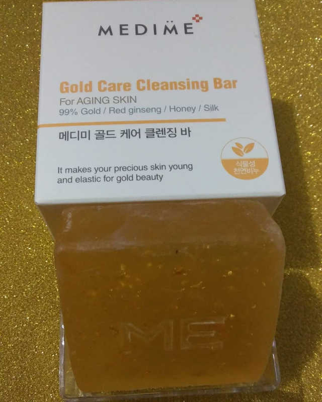 메디미 골드케어 클렌징 바 리뷰 사진