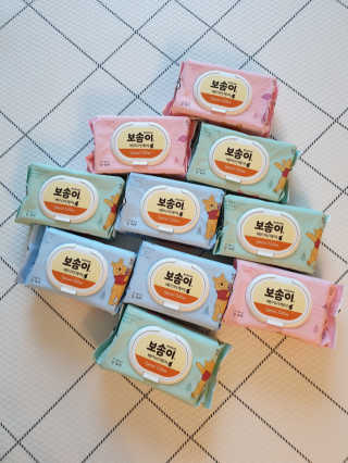 보솜이 아기물티슈 베이비케어 푸에디션 캡 74매 10입 — 5점을 준 리뷰어가 2019년 4월 올린 사용 사진