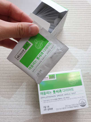 스키니랩 애플페논 풋사과 다이어트 — 5점을 준 리뷰어가 2019년 5월 올린 사용 사진