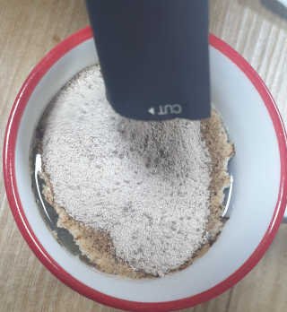 한국맥널티 아이브루 라떼 10T 3종 — 3점을 준 리뷰어가 2020년 3월 올린 사용 사진