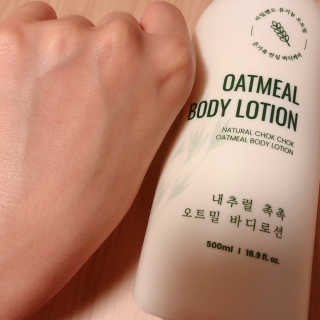 (주)에네스티 내추럴 촉촉  오트밀 바디로션 500ml — 5점을 준 리뷰어가 2019년 8월 올린 사용 사진