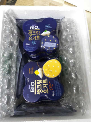 [매일 바이오] 생크림요거트 플레인 12개 + 유자 12개 — 5점을 준 리뷰어가 2019년 6월 올린 사용 사진