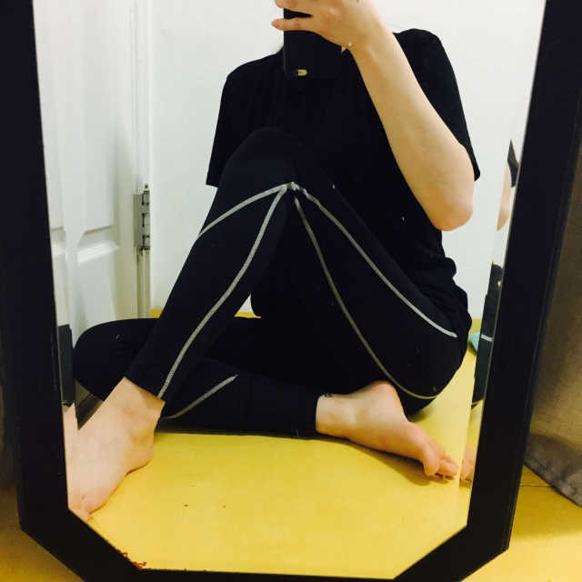 썸앤핏 요가/스피닝 레깅스 리뷰 사진
