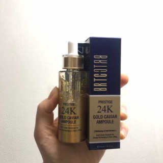 비알티씨 프레스티지 24K 골드 캐비어 앰플 — 4점을 준 리뷰어가 2019년 3월 올린 사용 사진