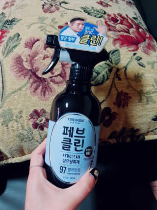 더블유드레스룸 페브클린 500ml — 5점을 준 리뷰어가 2018년 11월 올린 사용 사진