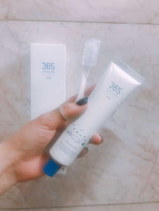 심플리스트 365치약+365칫솔 — 4.33점을 준 리뷰어가 2018년 4월 올린 사용 사진