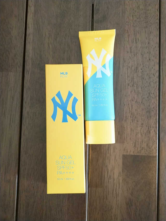 [MLB PLAY] 아쿠아 선 젤 SPF50+ PA++++ 50ml 리뷰 사진
