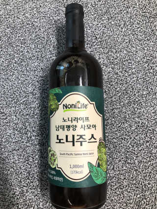 장수농가 남태평양 사모아 노니 원액 1L or 200mlx10팩 중 택 1 — 5점을 준 리뷰어가 2019년 1월 올린 사용 사진