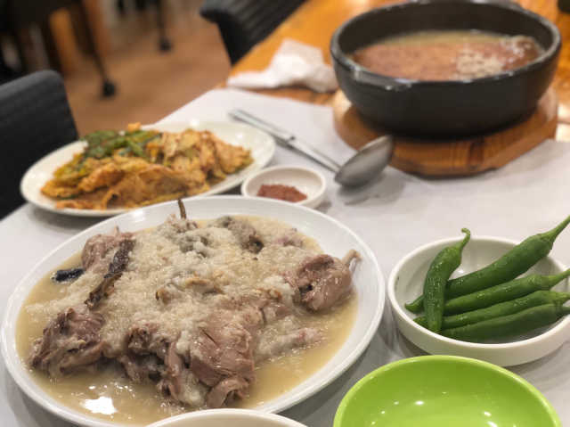[장수촌 의왕청계점] 누룽지오리백숙 2인 리뷰 사진