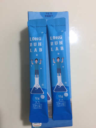 BAIO HEALTH LABS LONG RUN LAB 10개입 1박스 — 5점을 준 리뷰어가 2020년 1월 올린 사용 사진