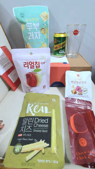 [맘마레시피] 육퇴 후 맥주는 진리, 육퇴간식박스 — 5점을 준 리뷰어가 2019년 11월 올린 사용 사진