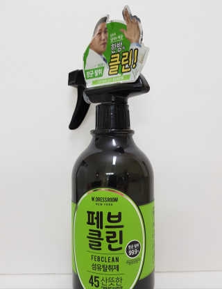 더블유드레스룸 페브클린 500ml — 5점을 준 리뷰어가 2018년 8월 올린 사용 사진