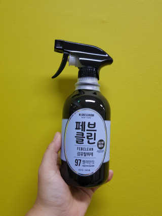 더블유드레스룸 페브클린 500ml — 5점을 준 리뷰어가 2018년 11월 올린 사용 사진