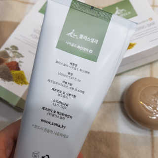 플러스셀라 시카골드 클렌징바 화산재팩 세트 — 4점을 준 리뷰어가 2020년 3월 올린 사용 사진