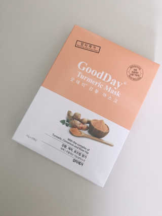 GoodDay Skincare GoodDay 강황 마스크 — 5점을 준 리뷰어가 2019년 5월 올린 사용 사진