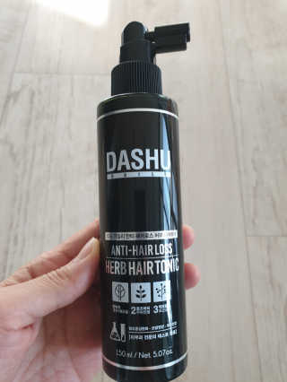 다슈코리아 다슈 데일리 안티 헤어로스 허브 헤어토닉 150ml — 5점을 준 리뷰어가 2019년 12월 올린 사용 사진