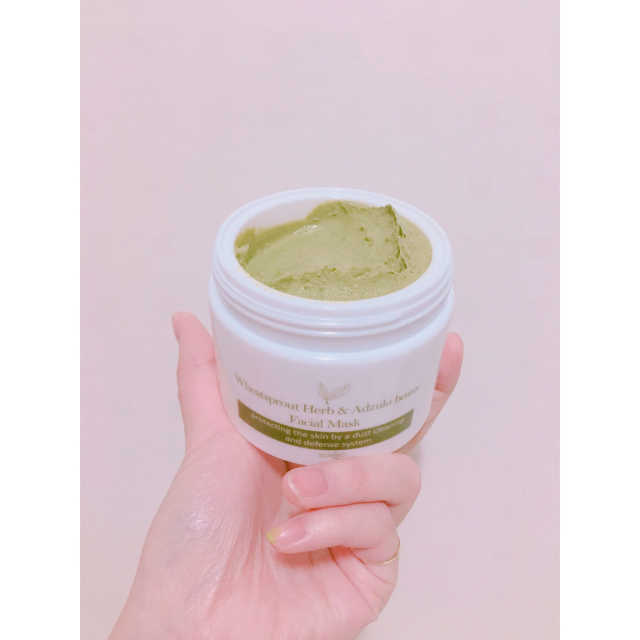 밀싹약초& 팥페이셜 마스크팩 리뷰 사진