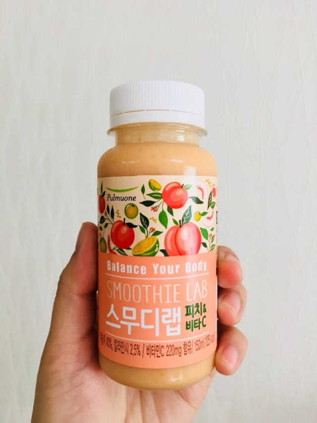 스무디랩 피치&비타 리뷰 사진