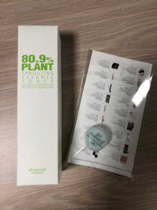쏘내추럴 80.9 플랜트 스프라우팅 에센스 토너 — 4.17점을 준 리뷰어가 2018년 4월 올린 사용 사진