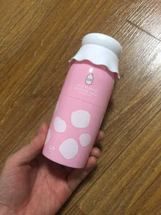 세안 필요 없는 지나인스킨 밀크 버블 에센스 팩 — 4점을 준 리뷰어가 2019년 11월 올린 사용 사진